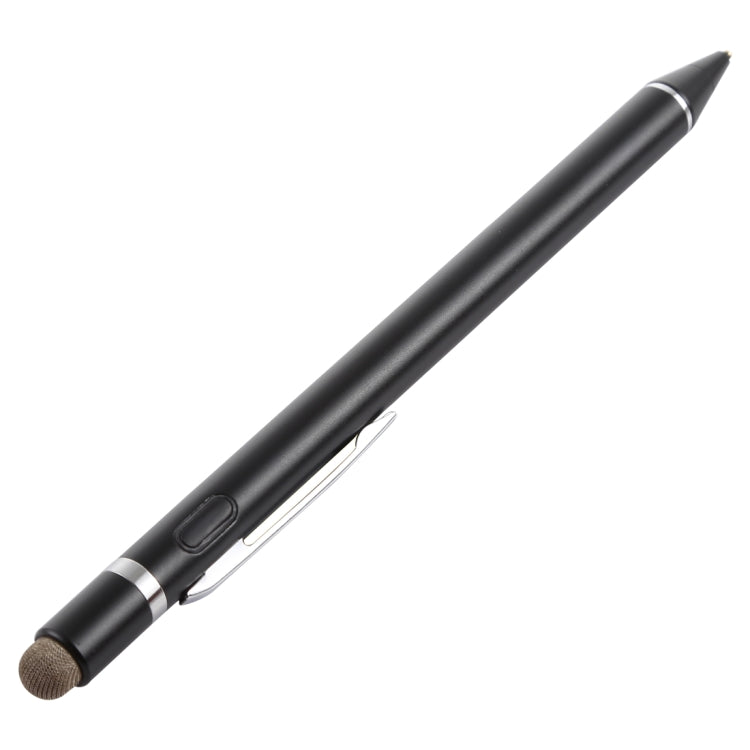 1.5-2.3mm Rechargeable Capacitive Touch Screen Active Stylus Pen(Black) - Stylus Pen by buy2fix | Online Shopping UK | buy2fix