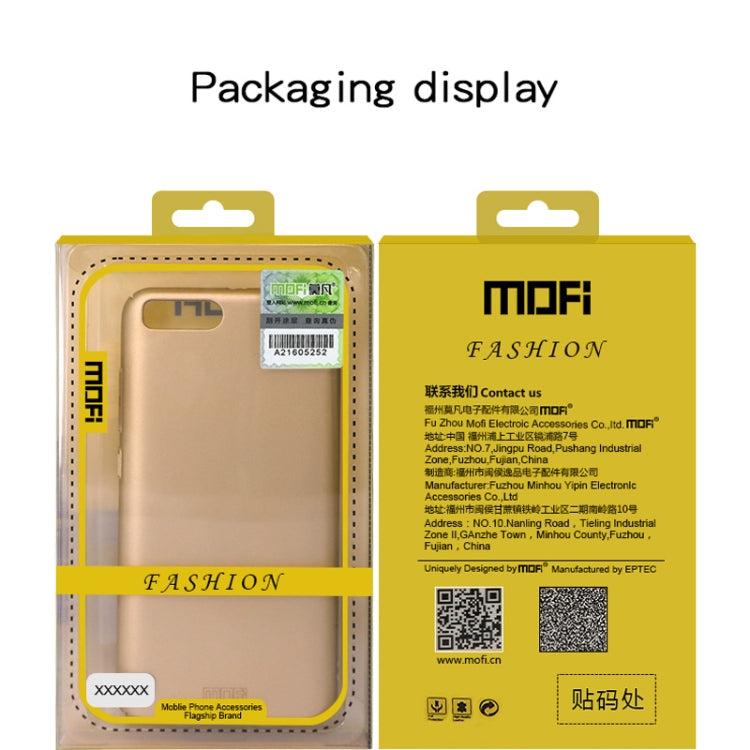 MOFI Frosted PC Ultra-thin Full Coverage Case for Galaxy A50 (Gold) - Galaxy Phone Cases by MOFI | Online Shopping UK | buy2fix