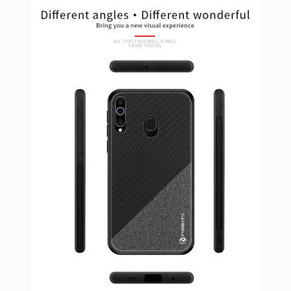 PINWUYO Honors Series Shockproof PC + TPU Protective Case for Galaxy A60 (Black) - Galaxy Phone Cases by PINWUYO | Online Shopping UK | buy2fix