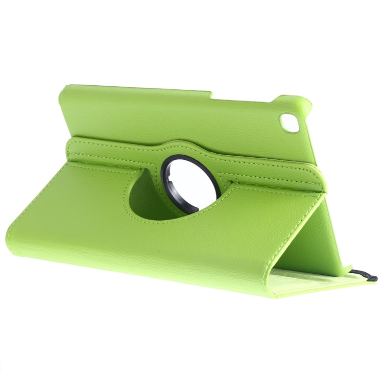 Litchi Texture Horizontal Flip 360 Degrees Rotation Leather Case for Galaxy Tab A 8 (2019) / P200 / P205, with Holder (Green) - Tab A 8.0 & S Pen (2019) P200/P205 by buy2fix | Online Shopping UK | buy2fix