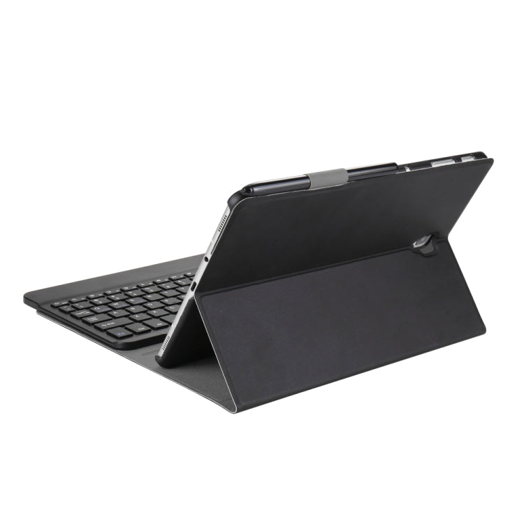 A830 Ultra-thin Detachable Bluetooth Keyboard Leather Tablet Case for Galaxy Tab S4 10.5 T830 / T835, with Holder(Black) - Samsung Keyboard by buy2fix | Online Shopping UK | buy2fix