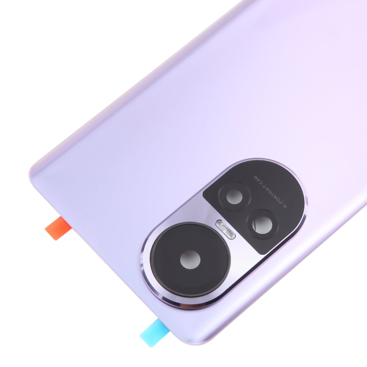 For OPPO Reno10 Pro Global Original Battery Back Cover with Camera Lens Cover(Purple) - Back Cover by buy2fix | Online Shopping UK | buy2fix