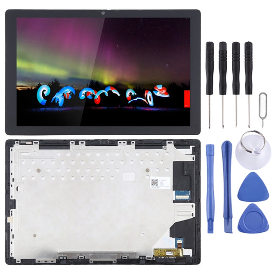 For Lenovo 10W 10 inch LCD Screen Digitizer Full Assembly with Frame (Black) - LCD Screen by buy2fix | Online Shopping UK | buy2fix
