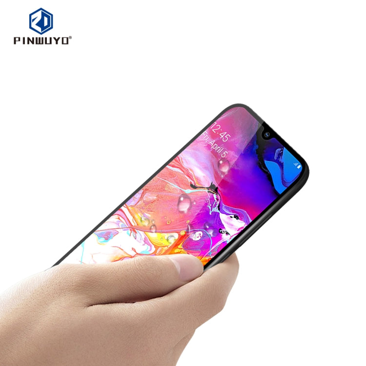 PINWUYO 9H 2.5D Full Glue Tempered Glass Film for Galaxy A20E - Galaxy Tempered Glass by PINWUYO | Online Shopping UK | buy2fix