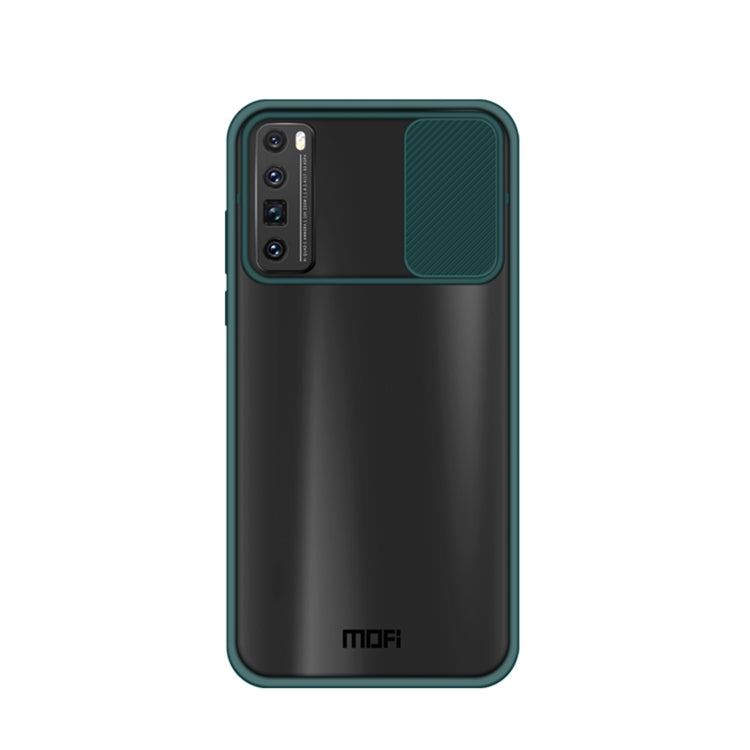 For Huawei nova 7 Pro MOFI Xing Dun Series PC + TPU Anti-peep Waterproof And Anti-drop All-inclusive Protective Shell, Translucent Frosted(Green) - Huawei Cases by MOFI | Online Shopping UK | buy2fix