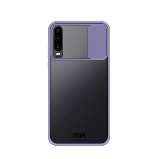 For Huawei P30 MOFI Xing Dun Series PC + TPU Anti-peep Waterproof And Anti-drop All-inclusive Protective Shell, Translucent Frosted(Purple) - Huawei Cases by MOFI | Online Shopping UK | buy2fix