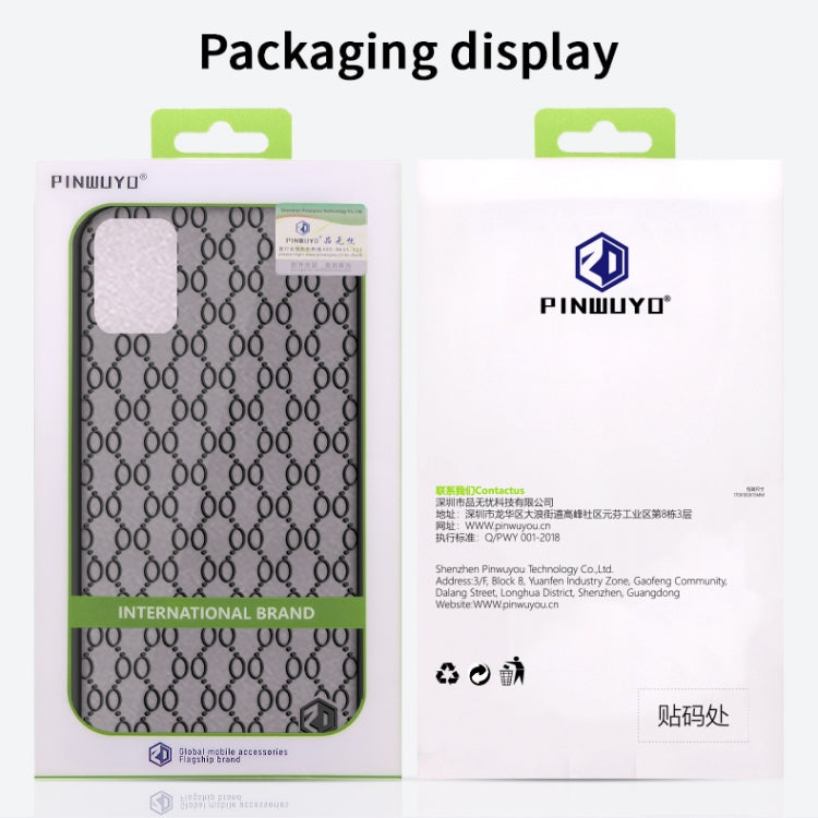 For Xiaomi Mi 10 Lite PINWUYO Series 2nd Generation PC + TPU Anti-drop All-inclusive Protective Shell Matte Back Cover(White) - Xiaomi Cases by PINWUYO | Online Shopping UK | buy2fix
