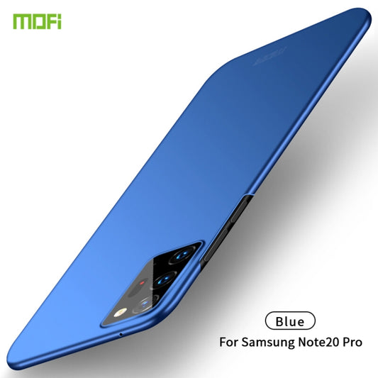 For Samsung Galaxy Note20 Ultra MOFI Frosted PC Ultra-thin Hard Case(Blue) - Galaxy Note20 Ultra Cases by MOFI | Online Shopping UK | buy2fix