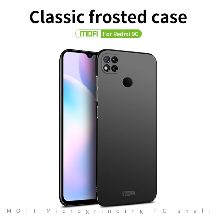 For Xiaomi Redmi 9C MOFI Frosted PC Ultra-thin Hard Case(Blue) - Xiaomi Cases by MOFI | Online Shopping UK | buy2fix