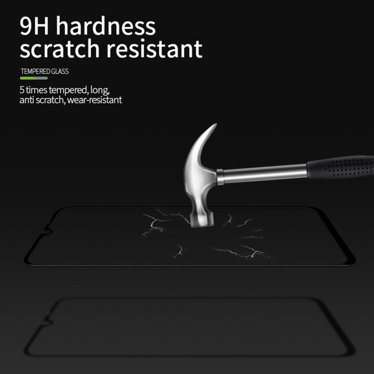 For Xiaomi Poco M2 MOFI 9H 3D Explosion-proof Curved Screen Tempered Glass Film(Black) -  by MOFI | Online Shopping UK | buy2fix
