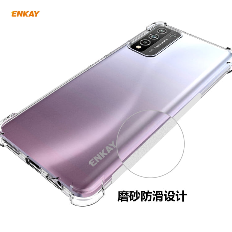 For Huawei Honor 10X Lite Hat-Prince ENKAY Clear TPU Shockproof Case Soft Anti-slip Cover - Honor Cases by ENKAY | Online Shopping UK | buy2fix