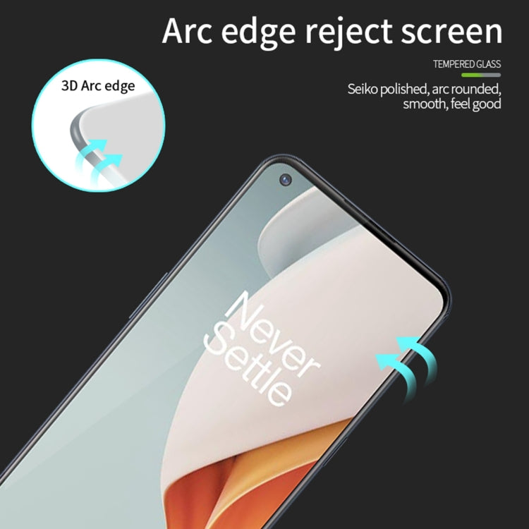 For OnePlus Nord N100 MOFI 9H 3D Explosion-proof Curved Screen Tempered Glass Film - OnePlus Tempered Glass by MOFI | Online Shopping UK | buy2fix