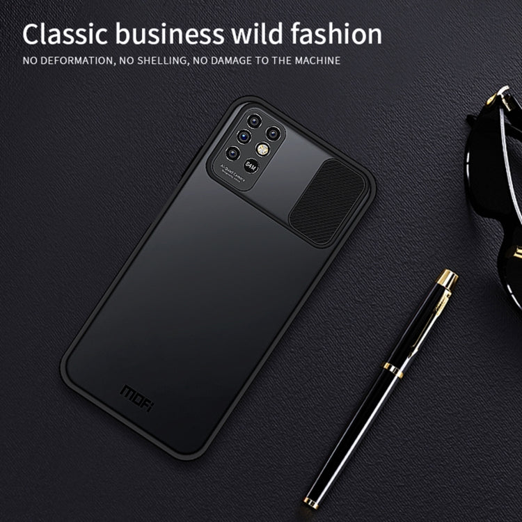 For INFINIX Note8 MOFI Xing Dun Series PC + TPU Anti-peep Waterproof And Anti-drop All-inclusive Protective Shell, Translucent Frosted(Black) - Infinix Cases by MOFI | Online Shopping UK | buy2fix