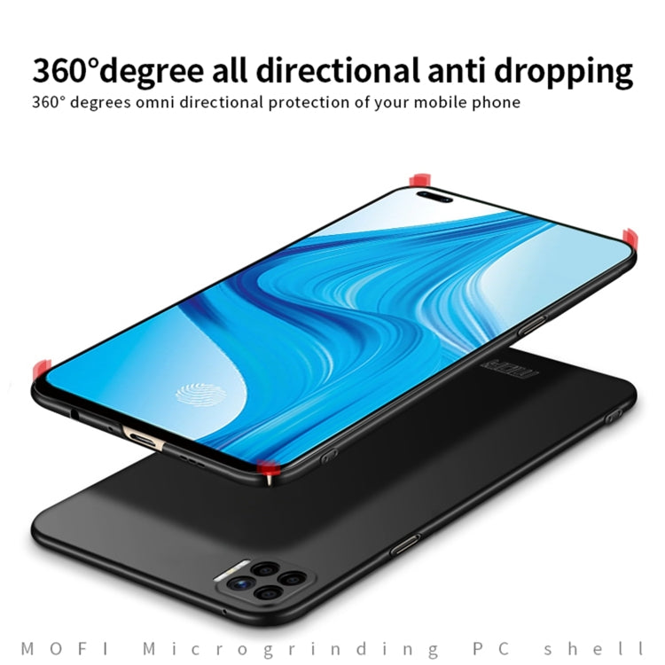 For OPPO F17 Pro / A93 MOFI Frosted PC Ultra-thin Hard Case(Black) - OPPO Cases by MOFI | Online Shopping UK | buy2fix