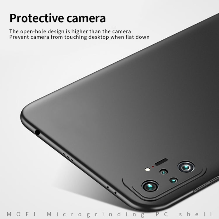 For Xiaomi Redmi Note10 Pro MOFI Frosted PC Ultra-thin Hard Case(Gold) - Xiaomi Cases by MOFI | Online Shopping UK | buy2fix