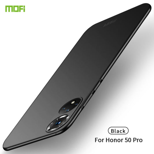 For Honor 50 Pro MOFI Frosted PC Ultra-thin Hard Case(Black) - Honor Cases by MOFI | Online Shopping UK | buy2fix