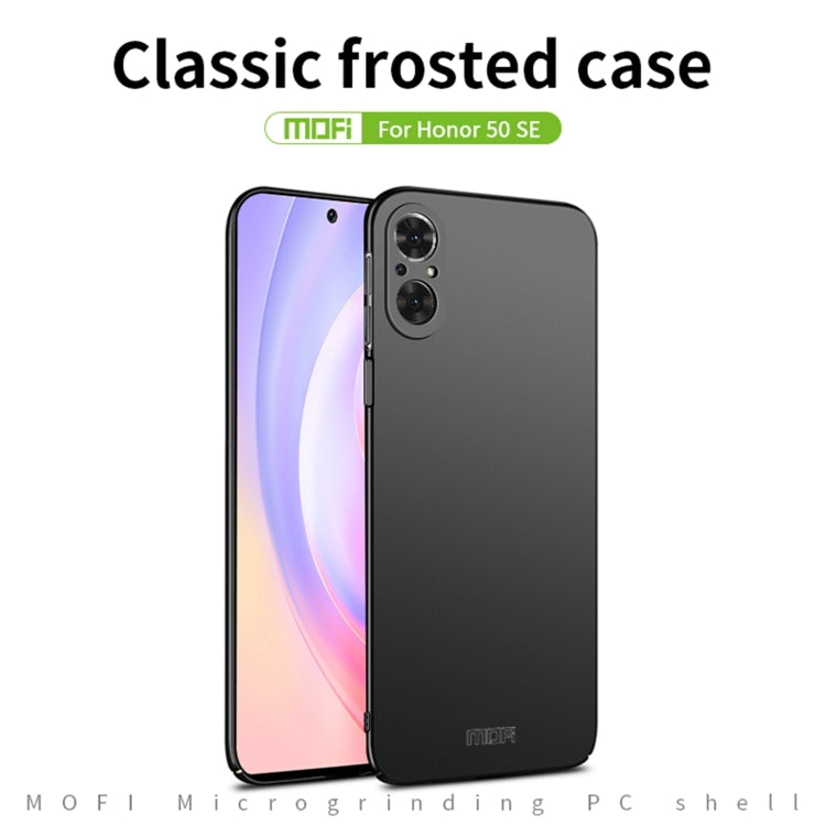 For Honor 50 SE MOFI Frosted PC Ultra-thin Hard Case(Red) - Honor Cases by MOFI | Online Shopping UK | buy2fix