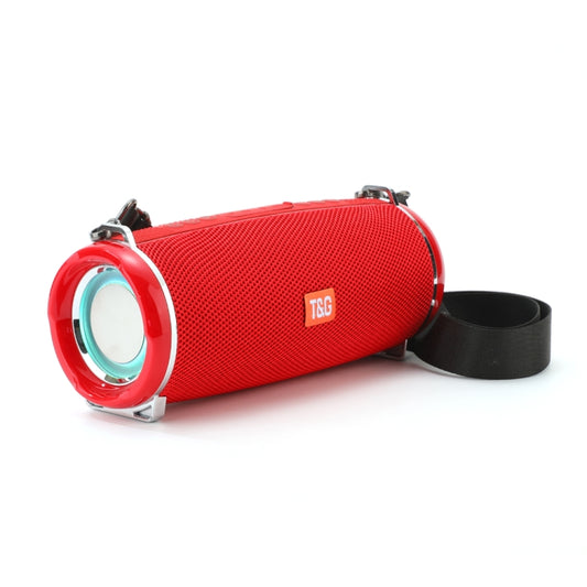 T&G TG192 LED Flashing Light Portable Wireless Bass 3D Stereo Bluetooth Speaker, Support FM / TF Card / USB(Red) - Desktop Speaker by T&G | Online Shopping UK | buy2fix