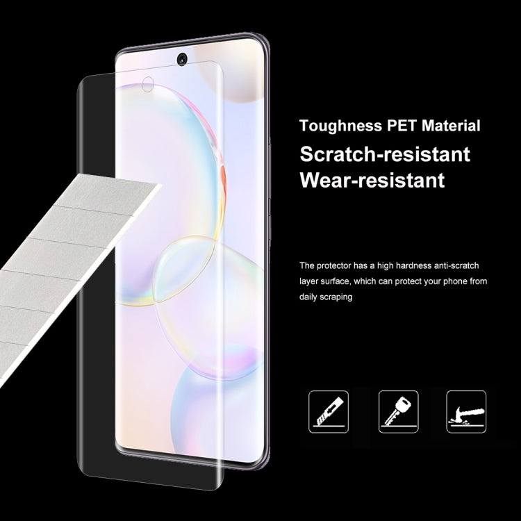 For Honor 50 10 PCS ENKAY Hat-Prince 3D Curved Full Coverage PET Hot Bending HD Screen Protector Soft Film Support Fingerprint Unlock - For Huawei by ENKAY | Online Shopping UK | buy2fix