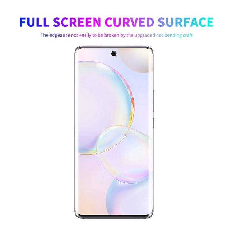 For Honor 50 2 PCS ENKAY Hat-Prince 3D Curved Full Coverage PET Hot Bending HD Screen Protector Soft Film Support Fingerprint Unlock - For Huawei by ENKAY | Online Shopping UK | buy2fix