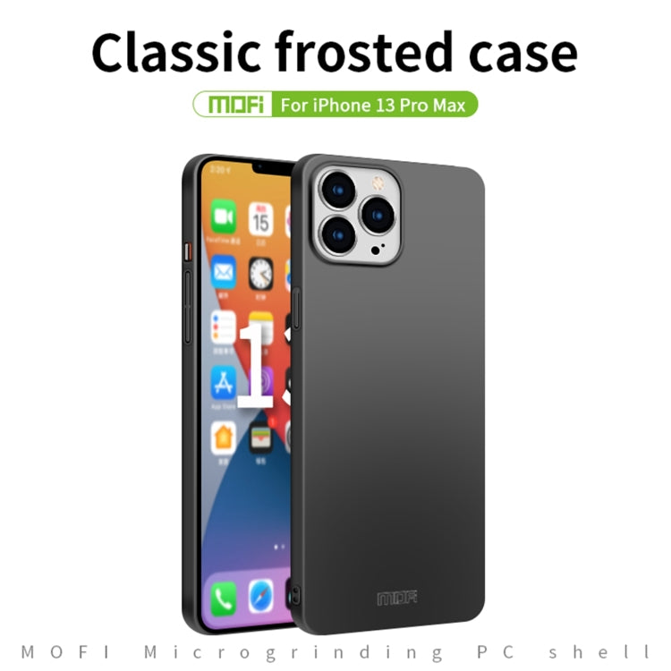 For iPhone 13 Pro Max  MOFI Frosted PC Ultra-thin Hard Case(Red) - iPhone 13 Pro Max Cases by MOFI | Online Shopping UK | buy2fix