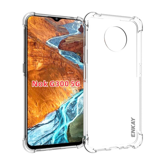 ENKAY For Nokia G300 5G Transparent TPU Shockproof Case - Nokia Cases by ENKAY | Online Shopping UK | buy2fix