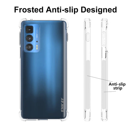 For Motorola Edge 20 Pro ENKAY Transparent TPU Shockproof Case - Motorola Cases by ENKAY | Online Shopping UK | buy2fix