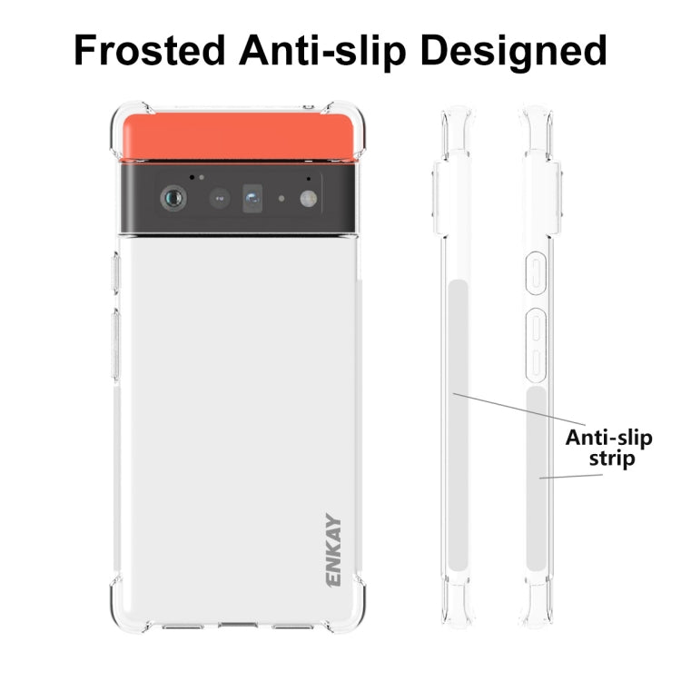 For Google Pixel 6 Pro ENKAY Transparent TPU Shockproof Case - Google Cases by ENKAY | Online Shopping UK | buy2fix