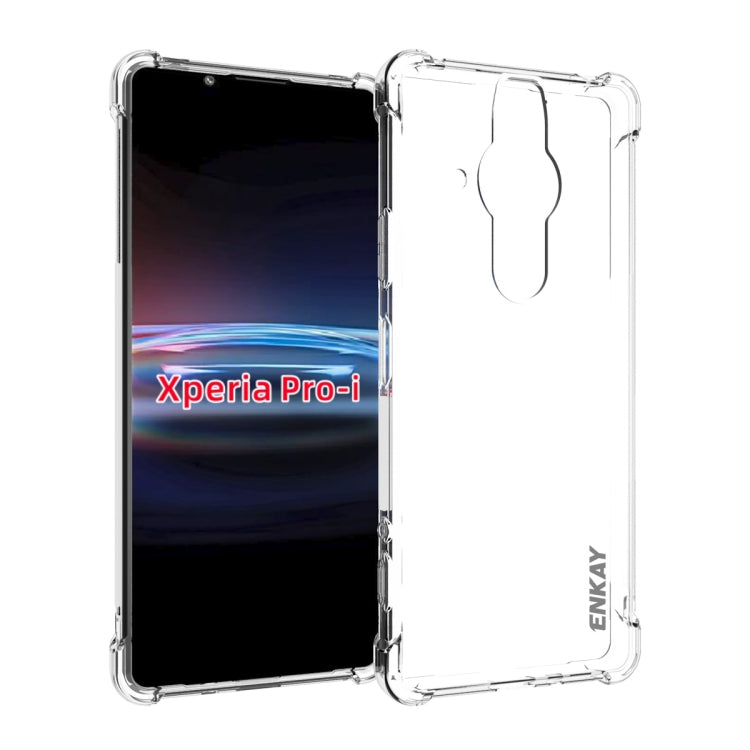 For Sony Xperia Pro-I ENKAY Transparent TPU Shockproof Case - Sony Cases by ENKAY | Online Shopping UK | buy2fix