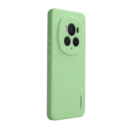 For Honor Magic6 Pro ENKAY Liquid Silicone Soft Shockproof Phone Case(Light Green) - Honor Cases by ENKAY | Online Shopping UK | buy2fix