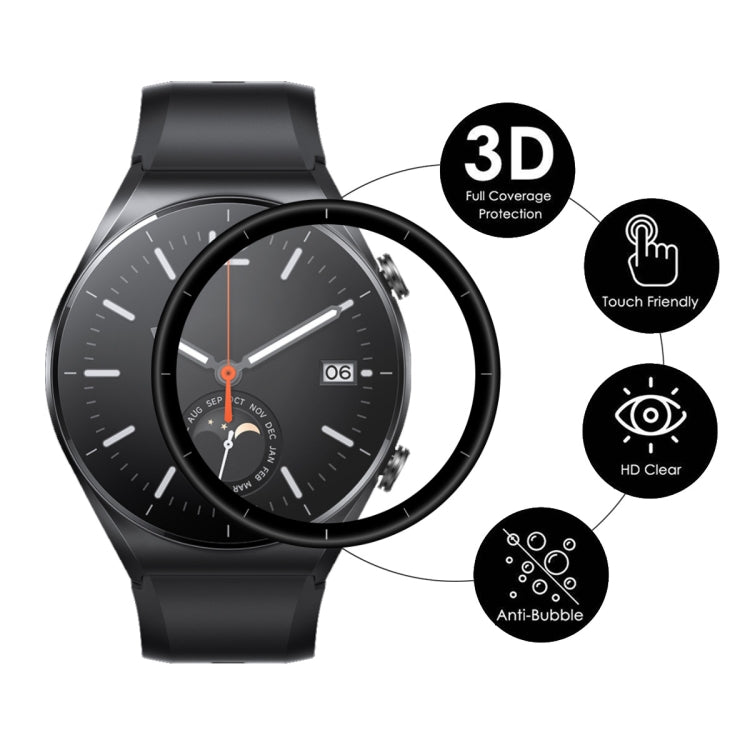 5 PCS For Xiaomi Watch S1 ENKAY Hat-Prince 3D Full Coverage Soft PC Edge + PMMA HD Protector Film - Screen Protector by ENKAY | Online Shopping UK | buy2fix