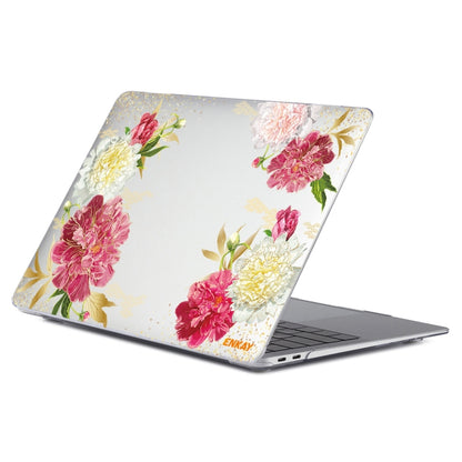 ENKAY Flower Series Pattern Laotop Protective Crystal Case For MacBook Pro 13.3 inch A2251 / A2289 / A2338 2020(Paeonia) - MacBook Pro Cases by ENKAY | Online Shopping UK | buy2fix