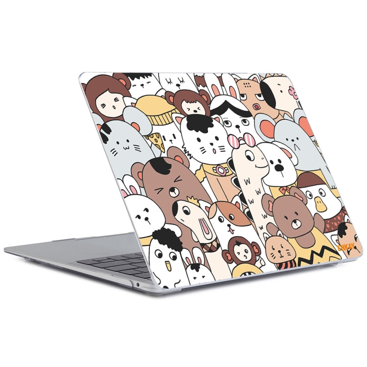 ENKAY Animal Series Pattern Laotop Protective Crystal Case For MacBook Pro 16 inch A2141(Animals No.1) - MacBook Pro Cases by ENKAY | Online Shopping UK | buy2fix