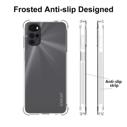 For Motorola Moto G22 4G ENKAY Clear TPU Shockproof Case - Motorola Cases by ENKAY | Online Shopping UK | buy2fix