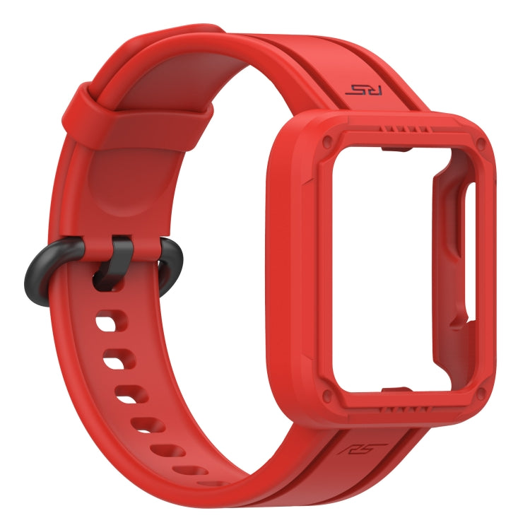 For Xiaomi Redmi Watch 2 Lite Silicone Solid Color Watch Band(Red) - Watch Bands by buy2fix | Online Shopping UK | buy2fix