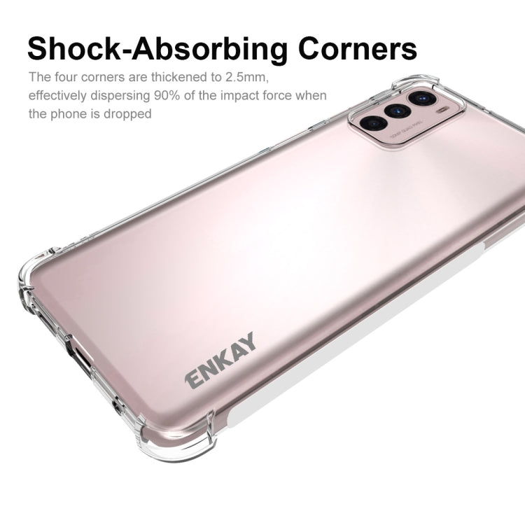 For Motorola Moto G42 4G ENKAY Transparent TPU Shockproof Phone Case - Motorola Cases by ENKAY | Online Shopping UK | buy2fix