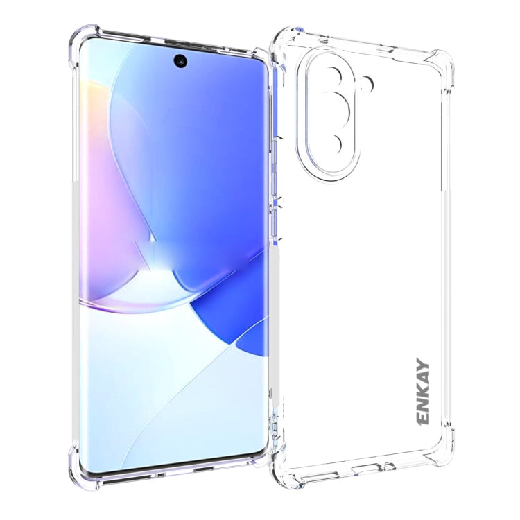 For Huawei Nova 10 4G ENKAY Transparent TPU Shockproof Phone Case - Huawei Cases by ENKAY | Online Shopping UK | buy2fix