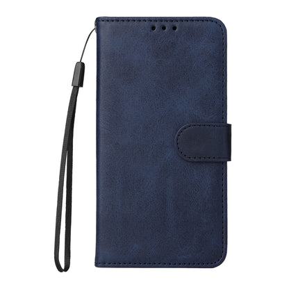 For Honor X7 / Play 30 Plus JSM Calf Texture Leather Phone Case(Blue) - Honor Cases by JUNSUNMAY | Online Shopping UK | buy2fix