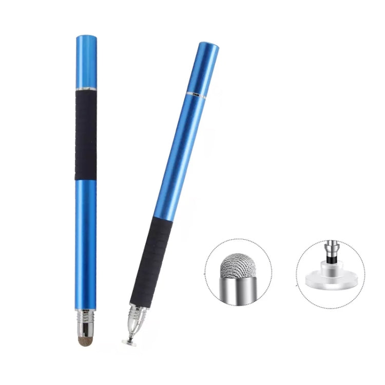 AT-31 Conductive Cloth Head + Precision Sucker Capacitive Pen Head 2-in-1 Handwriting Stylus(Navy Blue) - Stylus Pen by buy2fix | Online Shopping UK | buy2fix