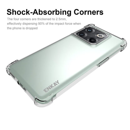 For OnePlus 10T 5G / Ace Pro ENKAY Clear TPU Shockproof Phone Case - OnePlus Cases by ENKAY | Online Shopping UK | buy2fix