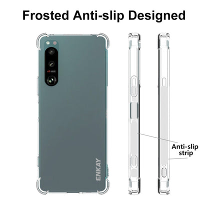 For Sony Xperia 5 IV ENKAY Clear TPU Shockproof Phone Case - Sony Cases by ENKAY | Online Shopping UK | buy2fix