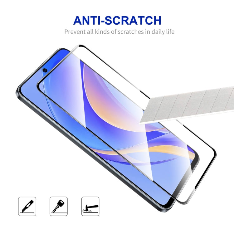 For Huawei Nova Y90 2pcs ENKAY Full Glue 0.26mm 9H 2.5D Tempered Glass Full Film - Huawei Tempered Glass by ENKAY | Online Shopping UK | buy2fix