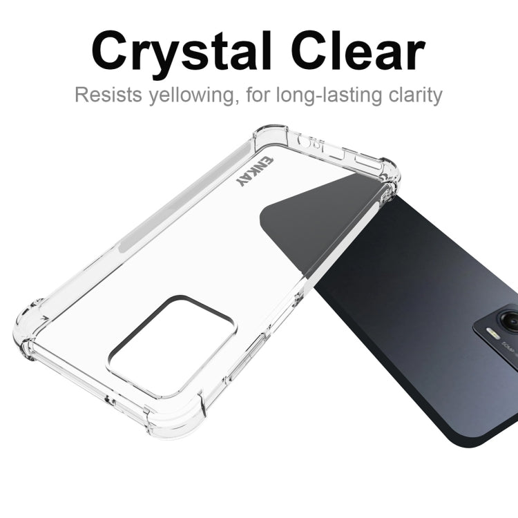 For Motorola Moto G53 5G ENKAY Transparent TPU Shockproof Phone Case - Motorola Cases by ENKAY | Online Shopping UK | buy2fix