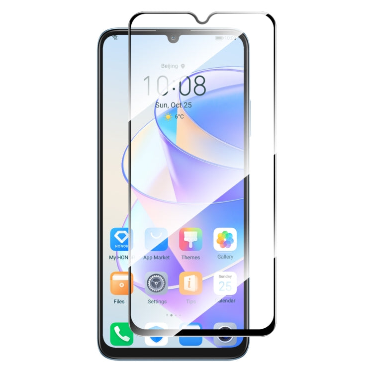 For Honor X7A 4G Global ENKAY Hat-Prince Full Glue 0.26mm 9H 2.5D Tempered Glass Full Film - Honor Tempered Glass by ENKAY | Online Shopping UK | buy2fix