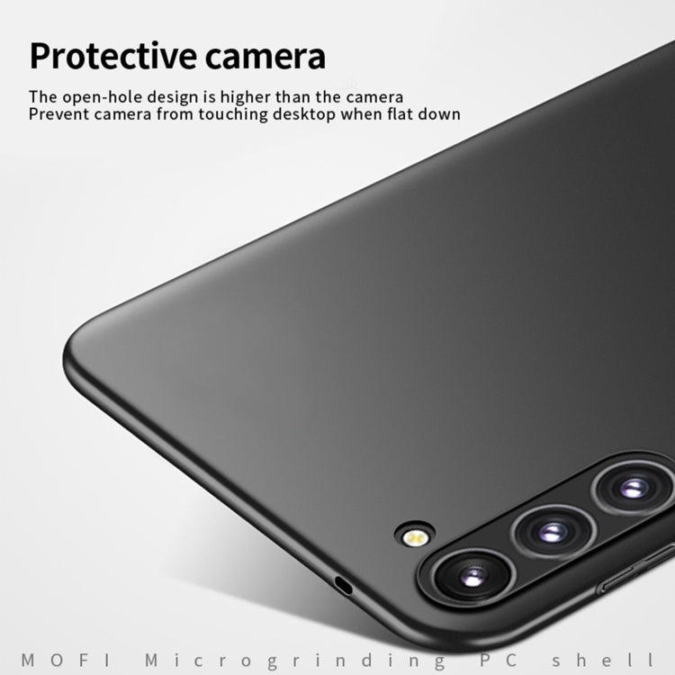 For Samsung Galaxy S25 5G MOFI Frosted PC Ultra-thin Hard Phone Case(Black) - Galaxy S25 5G Cases by MOFI | Online Shopping UK | buy2fix