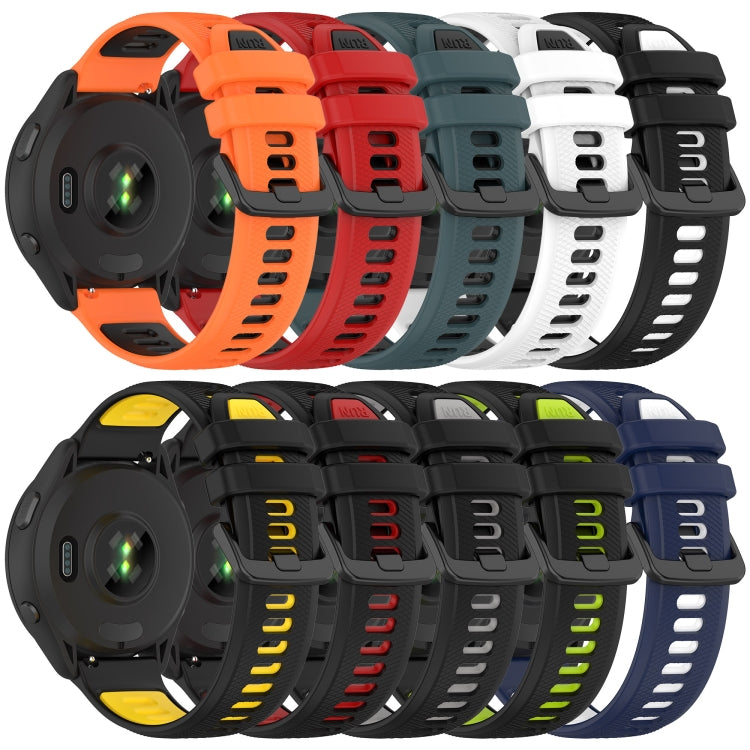 For Honor Watch Dream 22mm Sports Two-Color Silicone Watch Band(Orange+Black) - Watch Bands by buy2fix | Online Shopping UK | buy2fix