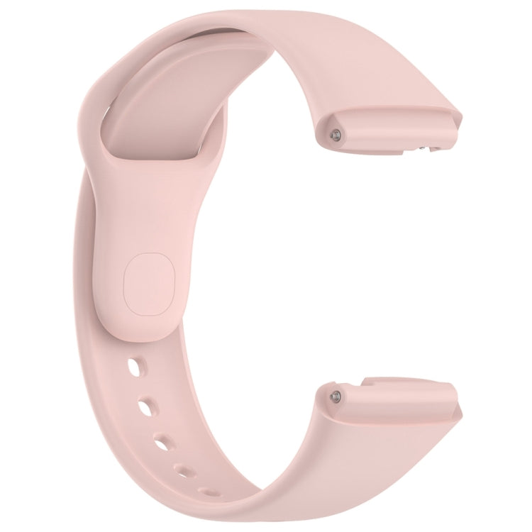 For Redmi Watch 3 Lite Sports Solid Color Silicone Replacement Watch Band(Pink) - Watch Bands by buy2fix | Online Shopping UK | buy2fix