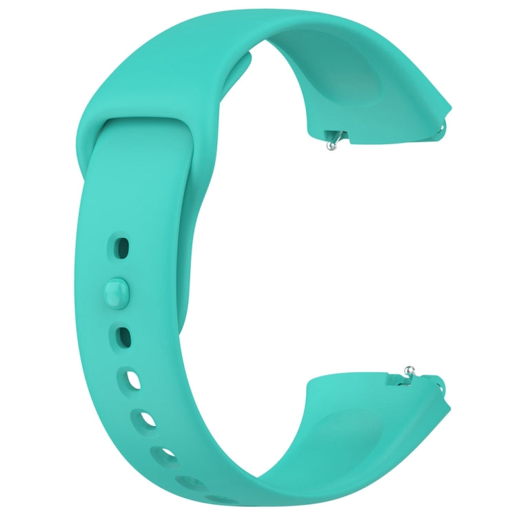 For Redmi Watch 3 Lite Sports Solid Color Silicone Replacement Watch Band(Teal) - Watch Bands by buy2fix | Online Shopping UK | buy2fix
