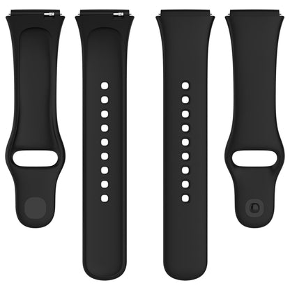 For Redmi Watch 3 Lite Sports Solid Color Silicone Replacement Watch Band(Red) - Watch Bands by buy2fix | Online Shopping UK | buy2fix