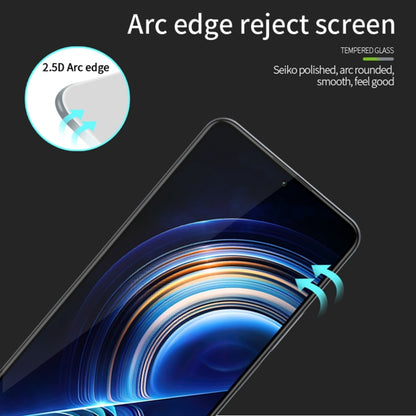 For Xiaomi Redmi Note 12 Turbo PINWUYO 9H 2.5D Full Screen Tempered Glass Film(Black) -  by PINWUYO | Online Shopping UK | buy2fix